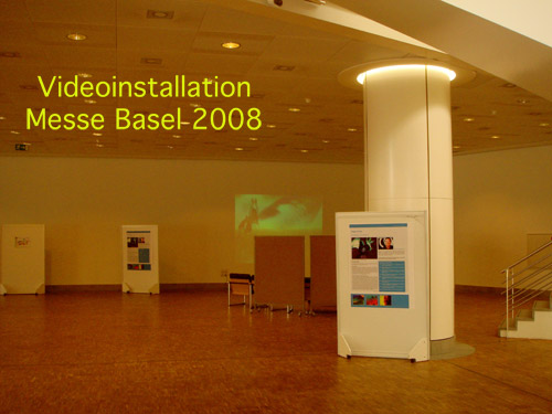Videoinstallation Messe Basel. 2008.